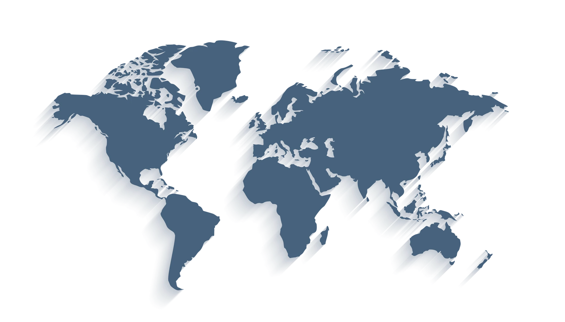 World map illustrating Brand Nudge's global retailer coverage